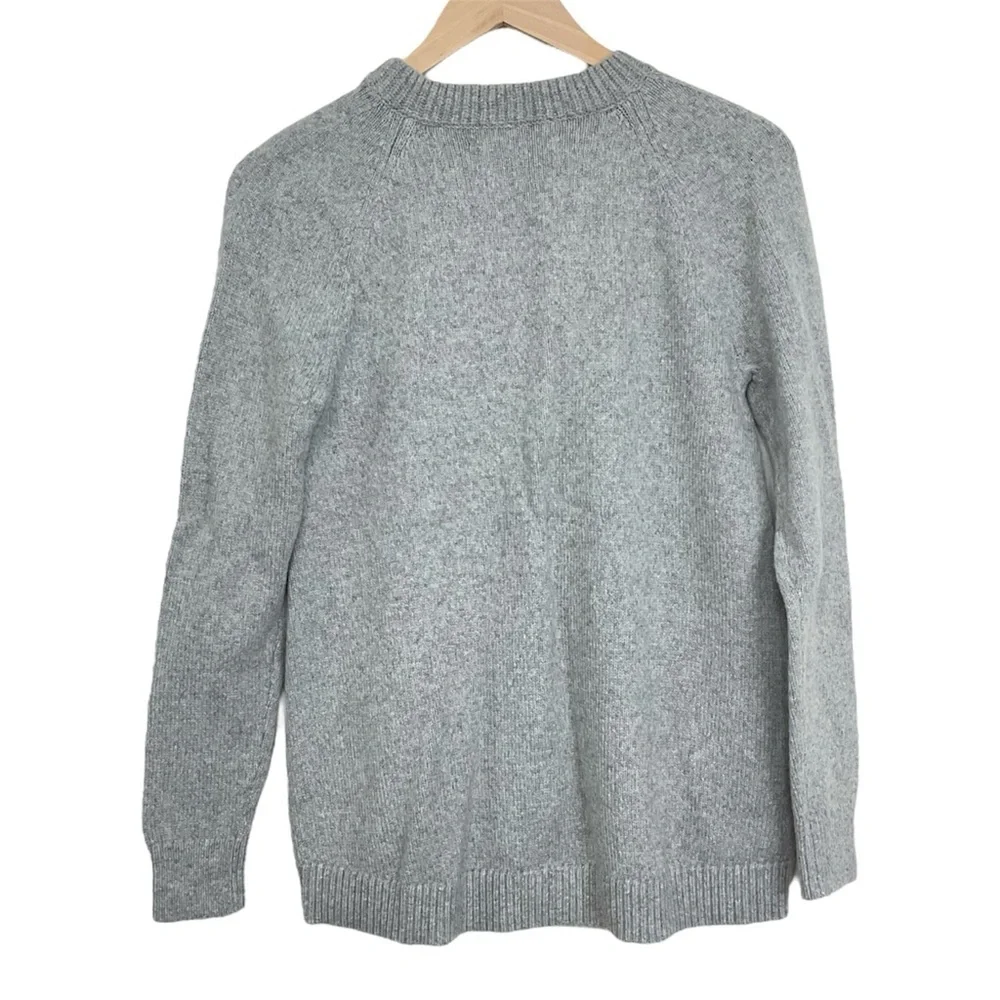 Ann Taylor Loft Gray Wool Alpaca Sweater XS